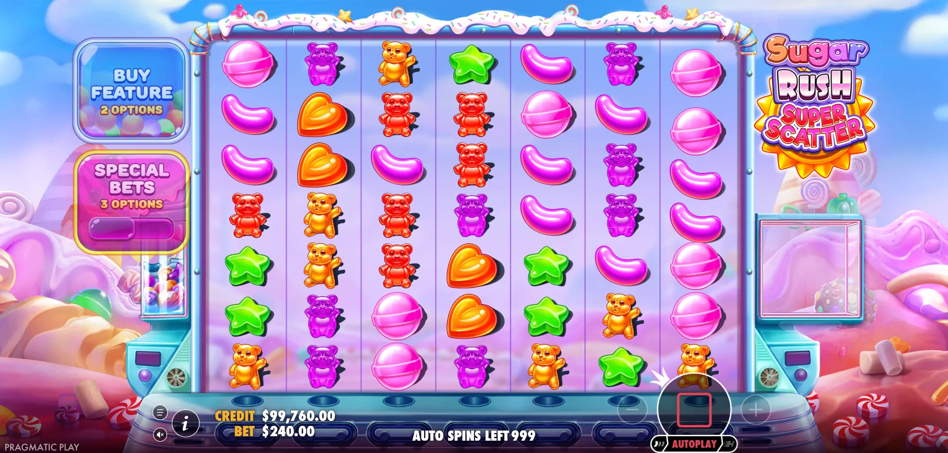 Spela Sugar Rush Super Scatter på mobilen